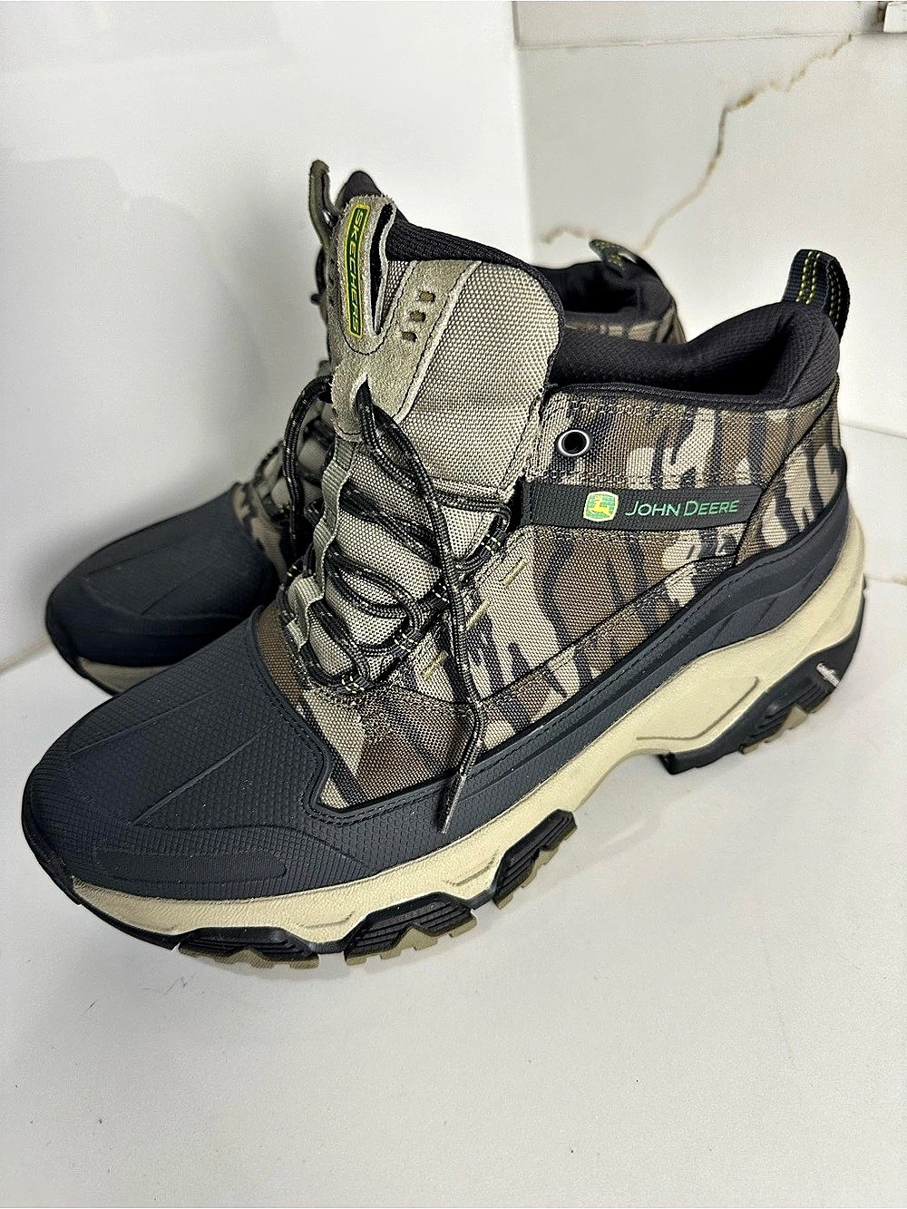 Skechers x John Deere Terrabite Trekker Camo Boots Size 10 256011